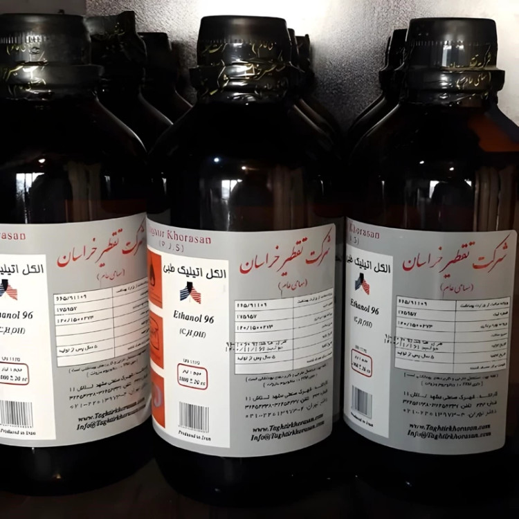 الکل 96 درصد اتیلیک طبی تقطیر خراسان